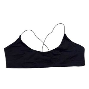 Four Three Seven Black Bikini Top